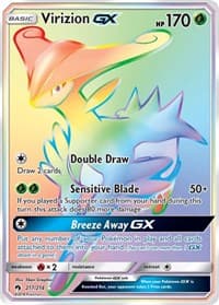 Virizion GX (Secret) - SM - Lost Thunder - Pokemon card