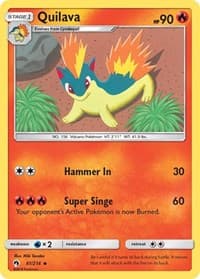 Quilava - SM - Lost Thunder - Pokemon card