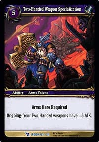 Two-Handed Weapon Specialization - March of the Legion - WoW card