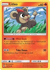 Litleo - SM - Lost Thunder - Pokemon card