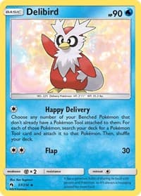 Delibird - SM - Lost Thunder - Pokemon card