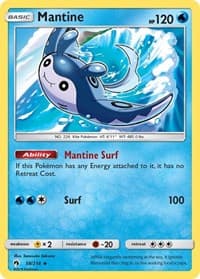 Mantine - SM - Lost Thunder - Pokemon card