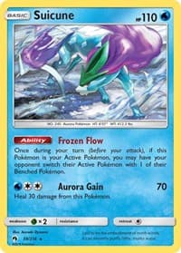 Suicune - SM - Lost Thunder - Pokemon card