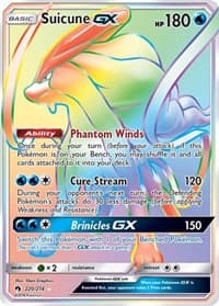 Suicune GX (Secret) - SM - Lost Thunder - Pokemon card