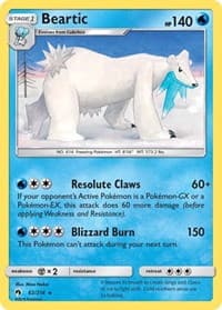 Beartic - SM - Lost Thunder - Pokemon card