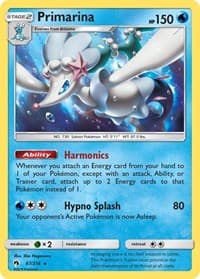 Primarina - SM - Lost Thunder - Pokemon card