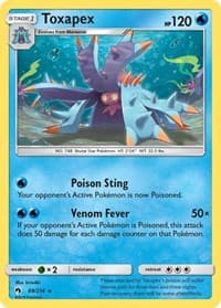 Toxapex - SM - Lost Thunder - Pokemon card