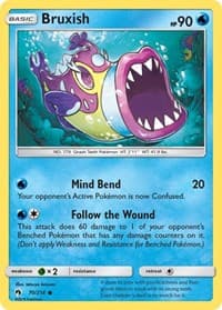 Bruxish - SM - Lost Thunder - Pokemon card