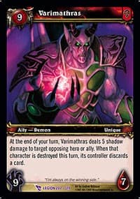 Varimathras - March of the Legion - WoW card