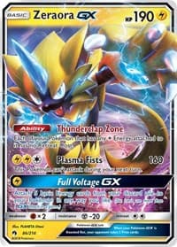 Zeraora GX - SM - Lost Thunder - Pokemon card