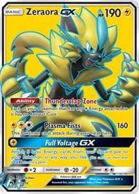 Zeraora GX (Full Art) - SM - Lost Thunder - Pokemon card