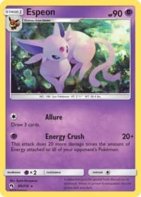 Espeon - SM - Lost Thunder - Pokemon card