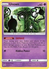 Unown (90) - SM - Lost Thunder - Pokemon card