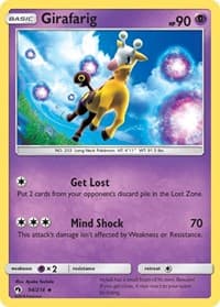 Girafarig - SM - Lost Thunder - Pokemon card