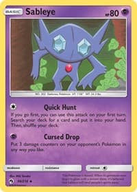 Sableye - SM - Lost Thunder - Pokemon card