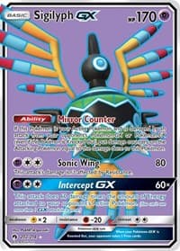 Sigilyph GX (Full Art) - SM - Lost Thunder - Pokemon card