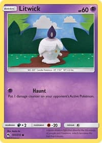 Litwick - SM - Lost Thunder - Pokemon card
