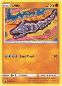 Onix - SM - Lost Thunder - Pokemon card