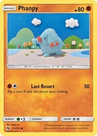 Phanpy - SM - Lost Thunder - Pokemon card
