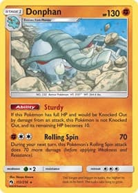Donphan - SM - Lost Thunder - Pokemon card