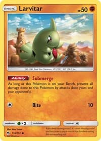 Larvitar (114) - SM - Lost Thunder - Pokemon card