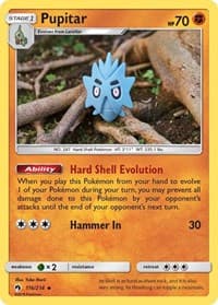 Pupitar - SM - Lost Thunder - Pokemon card