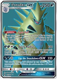 Tyranitar GX (Full Art) - SM - Lost Thunder - Pokemon card