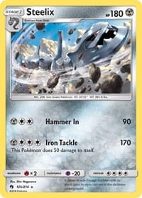 Steelix - SM - Lost Thunder - Pokemon card
