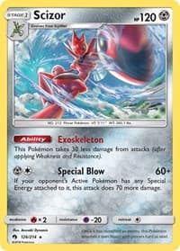 Scizor - SM - Lost Thunder - Pokemon card
