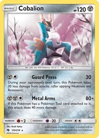 Cobalion - SM - Lost Thunder - Pokemon card