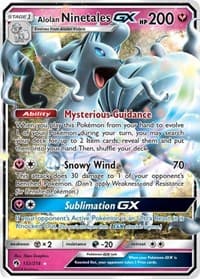 Alolan Ninetales GX - SM - Lost Thunder - Pokemon card