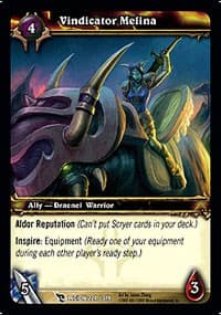 Vindicator Melina - March of the Legion - WoW card