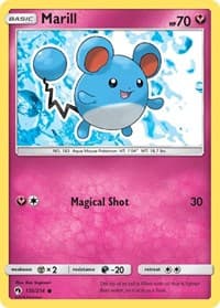 Marill - SM - Lost Thunder - Pokemon card