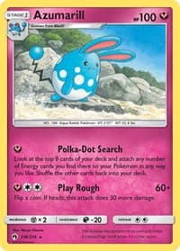 Azumarill - SM - Lost Thunder - Pokemon card
