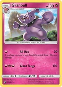 Granbull - SM - Lost Thunder - Pokemon card