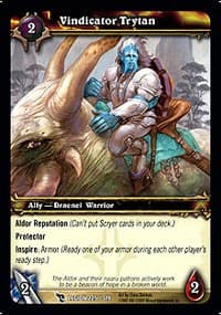 Vindicator Trytan - March of the Legion - WoW card