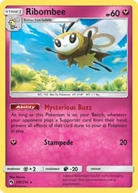 Ribombee - SM - Lost Thunder - Pokemon card