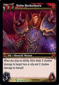 Volin Netherburn - March of the Legion - WoW card