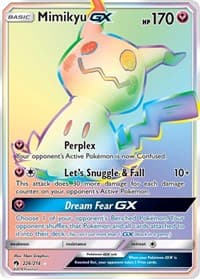 Mimikyu GX (Secret) - SM - Lost Thunder - Pokemon card