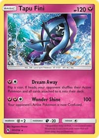 Tapu Fini - SM - Lost Thunder - Pokemon card