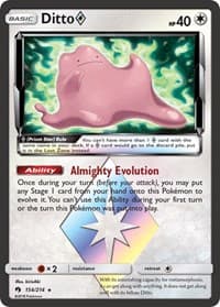 Ditto Prism Star - SM - Lost Thunder - Pokemon card