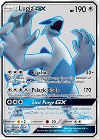 Lugia GX (Full Art) - SM - Lost Thunder - Pokemon card