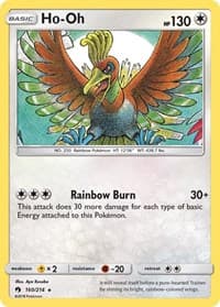 Ho-Oh - SM - Lost Thunder - Pokemon card