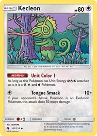 Kecleon (161) - SM - Lost Thunder - Pokemon card