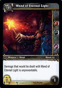 Wand of Eternal Light - March of the Legion - WoW card
