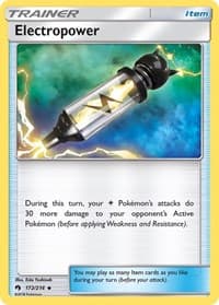 Electropower - SM - Lost Thunder - Pokemon card