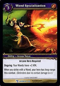 Wand Specialization - March of the Legion - WoW card