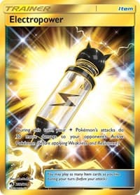 Electropower (Secret) - SM - Lost Thunder - Pokemon card