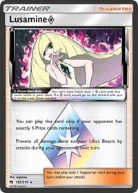 Lusamine Prism Star - SM - Lost Thunder - Pokemon card