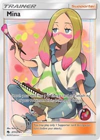 Mina (Full Art) - SM - Lost Thunder - Pokemon card